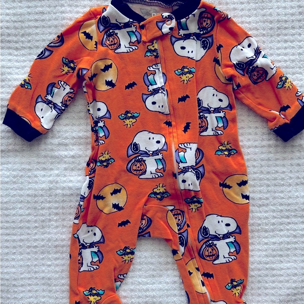 Peanuts Halloween Kids One Piece 3 Months